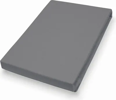 Produktbild von Vario Jersey-Spannbetttuch anthrazit, 100 x 200 cm