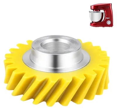 Ersatz-Schneckengetriebe, gelb, kompatibel mit KitchenAid-Modellen