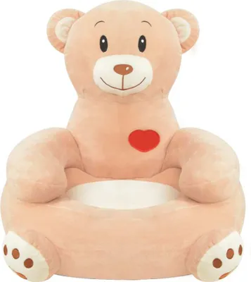 Immagine prodotto di Poltrona in Peluche per Bambini Orsacchiotto Marrone