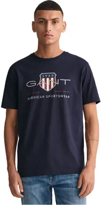Produktbild von Gant Archive Shield Regular Fit Kurzarm-t-shirt Blau 3XL Mann Blau 3XL