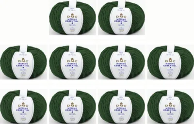 Image de 10 pelotes de DMC Merino Essentiel-8 – le fil le plus épais de la gamme Merino : 55 % Laine et 45 %.polyacrylique (couleur 867)