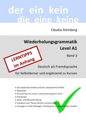 Produktbild von DaF - Wiederholungsgrammatik A1 - Band 3