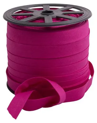Produktbild von Kamtex Baumwoll-Schrägband 18mm Fuchsia Nr. 603