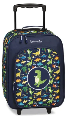 Imagen del producto de Fabrizio Kids: Maleta con ruedas para niños, color azul oscuro