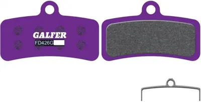 Image de Galfer FD426 1 paire de patins de frein pour Shimano Tektro TRP FD426P1652