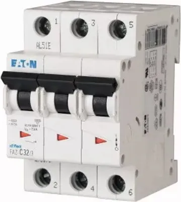 Immagine prodotto di Interruttore automatico Eaton, 50 A, 3 poli, caratteristica: K 278916