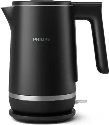 Zdjęcie produktu dla Philips 7000 series Czajnik dwuścienny z serii 7000 HD9396/90, 1,7 l, 2200 W, Metal, Regulowany termostat, Bezprzewodowy, Funkcja utrzymywania temperatury