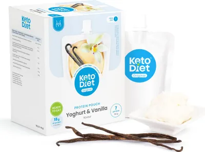 Produktbild von Proteinbeutel – Vanille und Joghurt (7 Portionen) mit niedrigem Zuckergehalt und hohem Proteingehalt