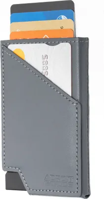 Produktbild von AdroitGoods Card Holder 7 Card Wallet - Kreditkarteninhaber mit RFID-Technologie - Leder - Grau