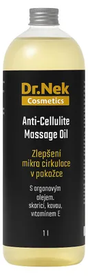 Obrázek produktu pro Dr.Nek Anti-Cellulite masážní olej s arganovým olejem, skořicovým olejem, kávovým olejem a vitamínem E 1l