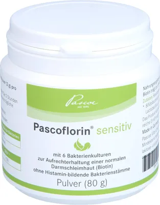 Image de Pascoflorin sensitiv, poudre pour le maintien d'une muqueuse intestinale normale, 80 g de poudre