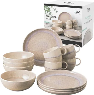 Produktbild von Villeroy & Boch Frühstücks Set 12-teilig Perlemor Sand