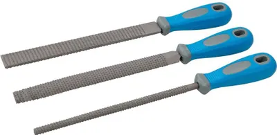 Produktbild von Holzraspeln 200 mm Set 3-tlg. Flach-, Halbrund- und Rundraspel