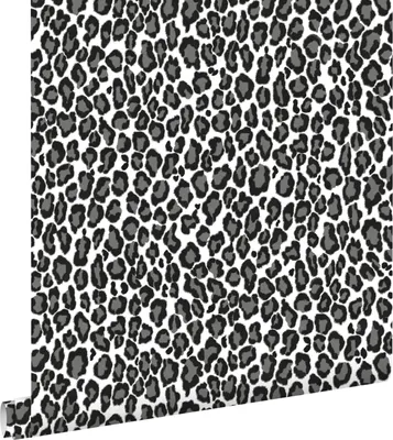 Produktbild von ESTAhome Tapete Panter Schwarz und Weiß 53 cm x 10.05 m