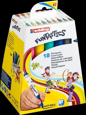 Image de Feutre de coloriage EDDING FUNTASTICS E-14/18S