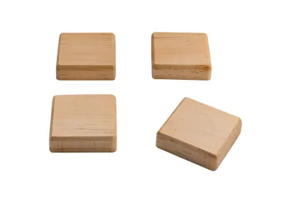 Zdjęcie produktu dla SIGEL BA211 NeoDym-Magnete - quadratisch, Holz, beige, 4 Stück
