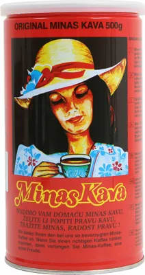 Produktbild von Minas Kava - Kaffee gemahlen nach Balkan Art (500g)