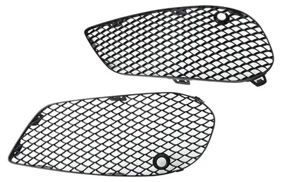 Image de Cache pour grille de phare antibrouillard, plastique durable, installation facile, paire