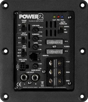 Obrázok produktu pre ESX Q168A, Aktívny subwoofer, Aktívny subwoofer, 100 W, 20 - 150 Hz