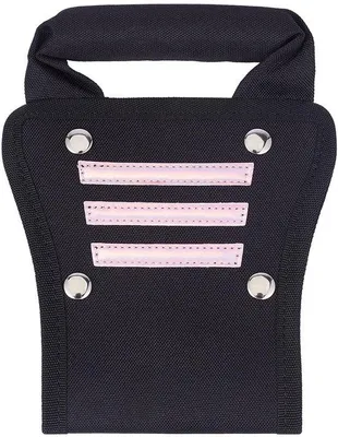 Produktbild von Reisetaschenhalter 18 cm - Handgriffverlängerung - Nylon - Schwarz - Reflexstreifen - Komfortgrip - Reisetaschenhalter