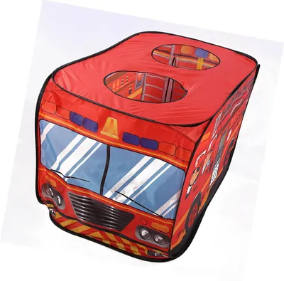 Obrázek produktu pro Dům pro hraní s motivem zmrzlinového vozu, dětský stan, stan pro hraní s motivem hasičského vozu a policejního autobusu (typ A)