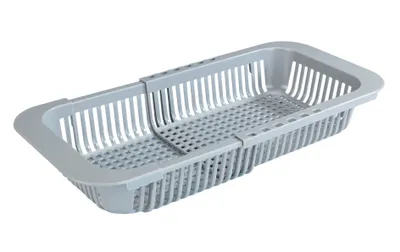 Produktbild von Spülbecken-Organizerkorb Maße (B x H x T): 30-39 x 7 x 18,5 cm