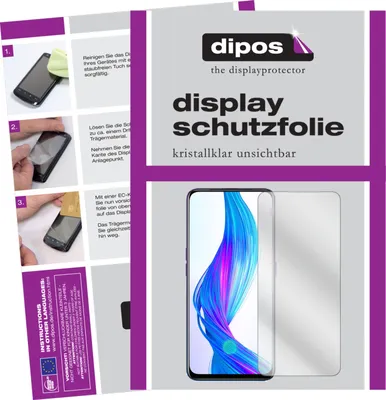 Produktbild von 2x Schutzfolie für Oppo Realme X klar Displayschutzfolie Folie Display Schutz dipos