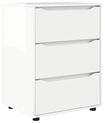 Zdjęcie produktu dla Szafka do przechowywania Wysoki połysk biały 60 x 48 x 81 cm