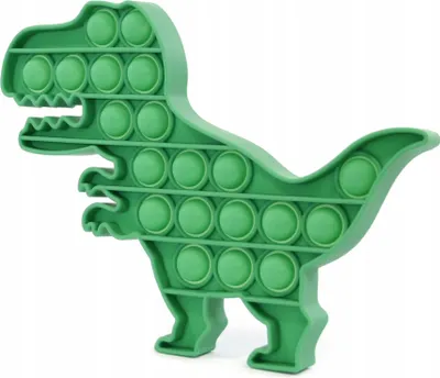 Produktbild von Push Pop It Dino Fidget Toy Antistress Spielzeug Dinosaurier Silikon Stressabbau Kinder