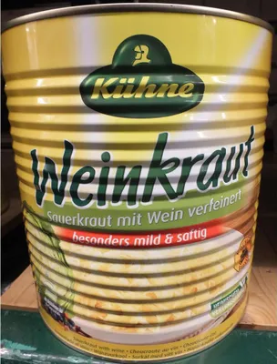 Produktbild von Kühne Weinkraut Sauerkraut herzhaft mild pasteurisiert 10200ml