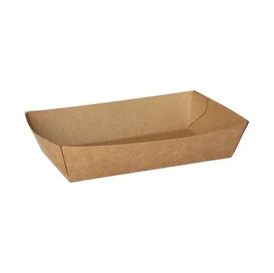 Produktbild von Snacktrays, Pappe "pure" 3,5 cm x 8,5 cm x 15,5 cm braun