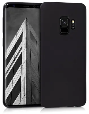 Produktbild von kwmobile Handyhülle für Samsung Galaxy S9 Hülle - TPU Case - Kabelloses Laden - Schutzhülle Cover in Schwarz matt