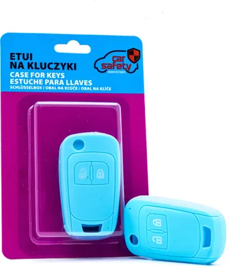 Imagen del producto de Estuche para llaves de EINPARTS, funda para llaves EPKC26, color azul claro, para OPEL ZAFIRA B (A05), de silicona, en blister