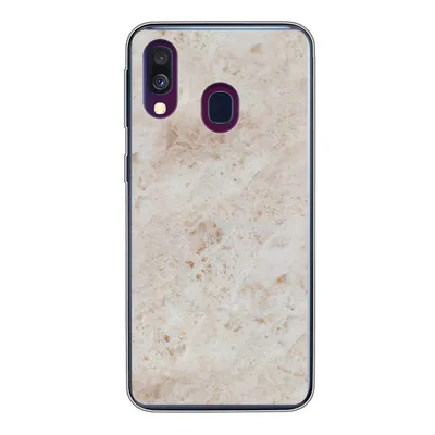 Produktbild von MuchoWow® Handyhülle Schutzhülle Hülle für Samsung Galaxy A40 Marmor - Muster - Braun Silikon Softcase Handy Hülle - Handy-Tasche