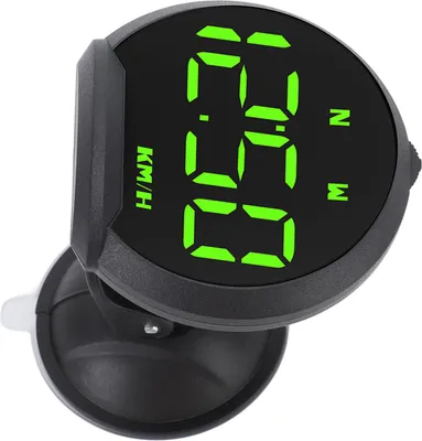 Obrázek produktu pro GPS HUD Směr rychlosti Vzdálenost jízdy Alarm překročení rychlosti Multifunkční univerzální LED GPS tachometr pro vozidla