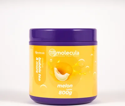 Produktbild von Popping Boba I Molekularer Kaviar Bubble Tea, Bubbles, Bubble tea Perlen 800g I Melone