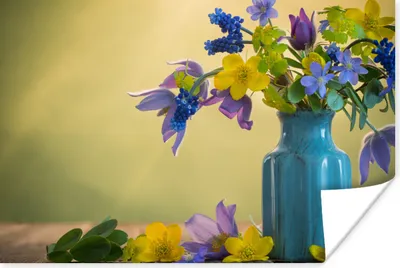 Produktbild von MuchoWow® Poster Blumen - Stillleben - Frühling 60x40 cm - Schlafzimmerdekoration