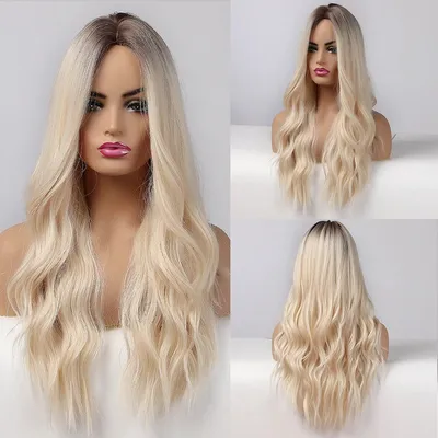 Immagine prodotto di Parrucca bionda - Parrucche Sassy Goods Donna Capelli Lunghi - Inclusa retina per capelli - 70 cm