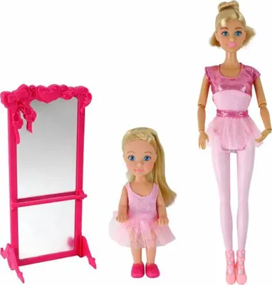 Immagine prodotto di Bambole Anlily Mamma e Baby Ballerina