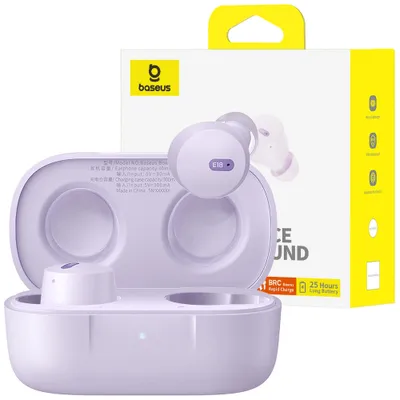 Produktbild von Baseus Kopfhörer Bowie E18 Wireless Tws Enc Ipx4 - Lila