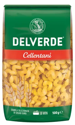 Obrázek produktu pro Delverde Cellentani Vybrané semolinové těstoviny z tvrdé pšenice 500g