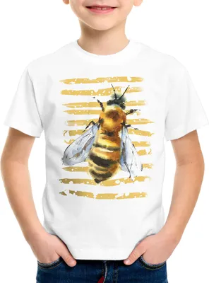 Produktbild von style3 Biene Kinder T-Shirt urlaub bauernhof honig imker