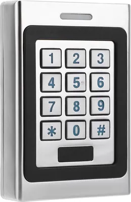 Imagen del producto de Teclado de control de acceso, teclado de entrada sin llave, panel de entrada sin llave, panel de control de acceso para puertas, teclado de control para puertas, panel de control de acceso con chip para puertas