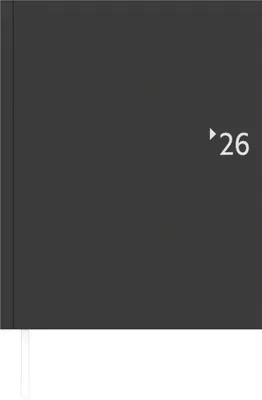 Produktbild von Wochenbuch anthrazit 2026 Bürokalender 21x26,5 cm 1W/2S
