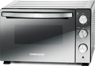 Produktbild von Back & Grill Ofen BGS 1500, 30 Liter Volumen, 5 Heizarten, Drehspieß, Umluft, 120 Minuten Zeitschaltuhr, Doppelverglasung, 3 Einschubebenen