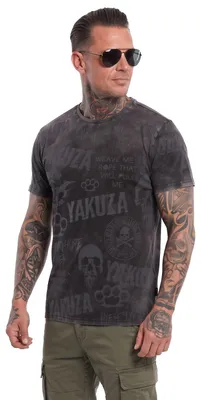 Produktbild von Yakuza Herren Branded Allover Regular T-Shirt