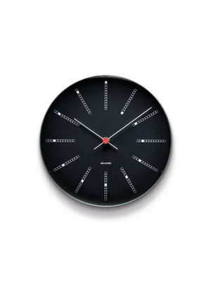 Obrázek produktu pro Nástěnné hodiny Arne Jacobsen Bankers Ø21 cm černé