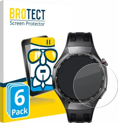 Produktbild von 6x BROTECT Schutzglas für Huawei Watch GT 6 / 6 Pro / 7 / 7 Pro (46 mm) Schutzfolie Panzer Folie Glas Display Schutz klar