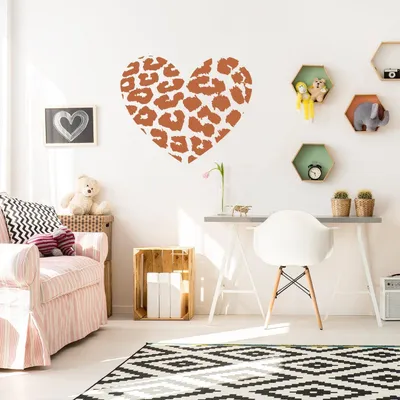 Leopardenherz – Decords Wandtattoo, Produktansicht 1
