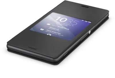 Produktbild von Sony Style Cover SCR24 für Xperia Z3 Smartphone Schwarz